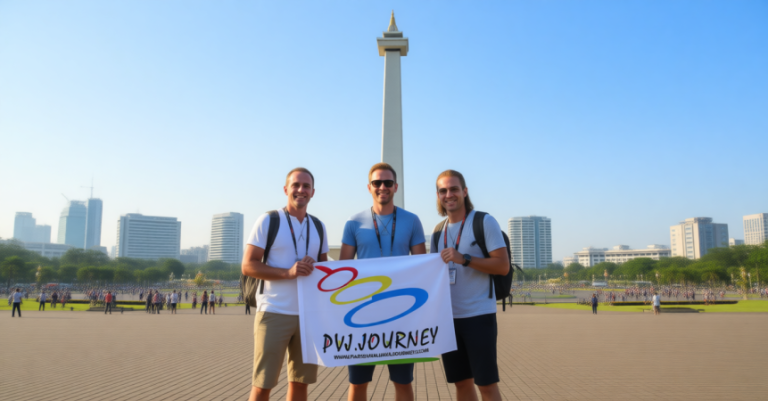 Jakarta City Tour at Monas National Monument with PVJ Journey